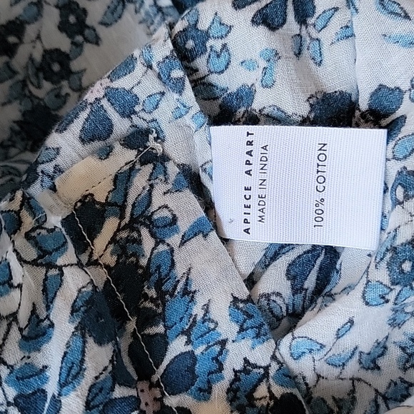 Apiece Apart Los Altos Floral Navy Top Size 2 - Picture 10 of 10
